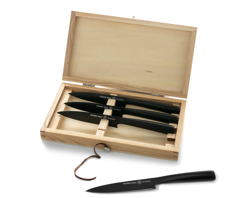 Jet Black 4-Piece Steak Knife Set