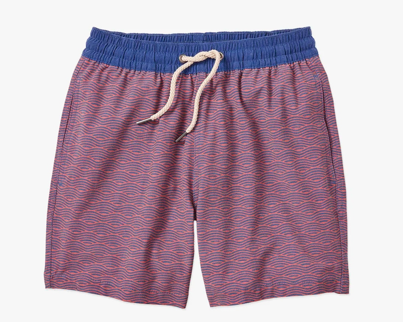 Kids Bayberry Trunk, Red Waves