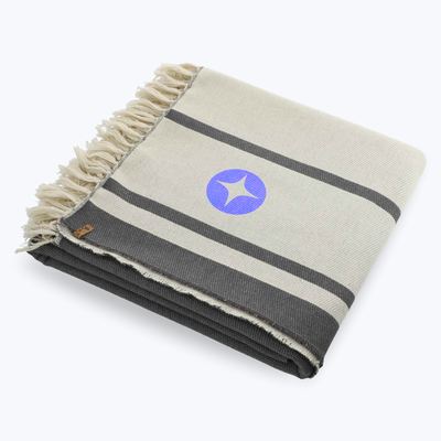 Organic Cotton Ocean Breeze Throw