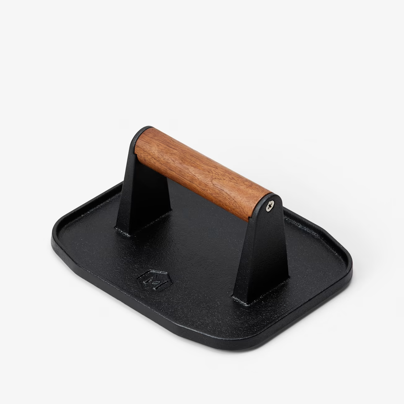 Cast Iron Reversible Griddle and Grill Press