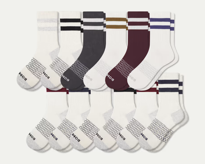 Men's Vintage Stripes Half Calf Sock 12-Pack