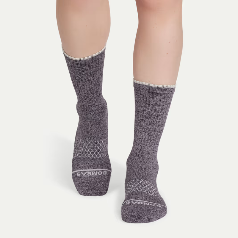 Women's Merino Wool Blend Calf Sock 8-Pack