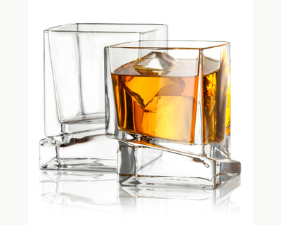Carre Whiskey Glasses, Set of 2