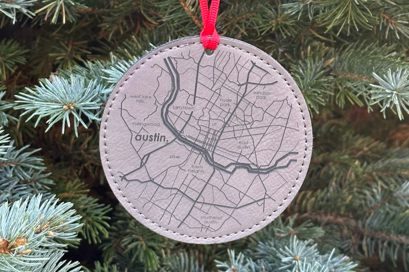 Home Town Map Ornament
