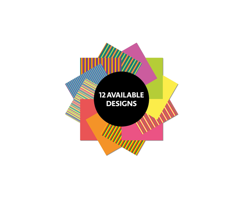 Origami Paper 300 Sheets Stripes and Solids