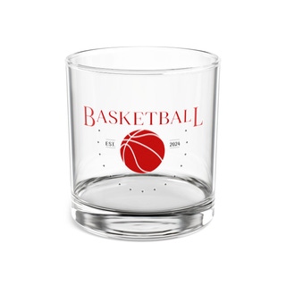 Basketball Rocks Glass