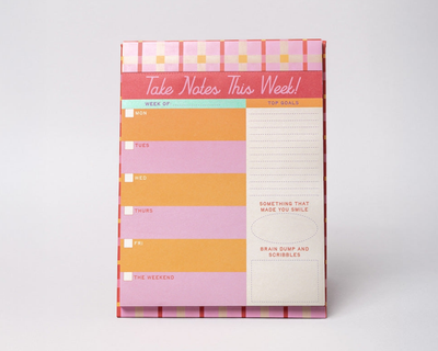 Week to Week Desk Planner