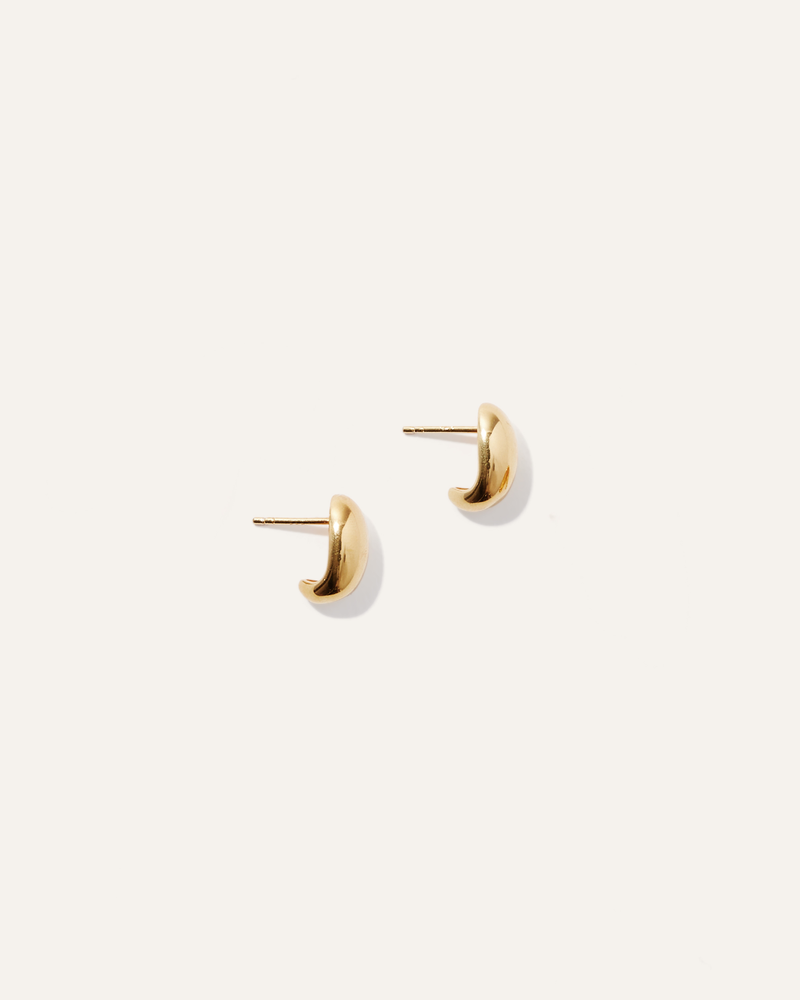 Globe Huggie Hoops