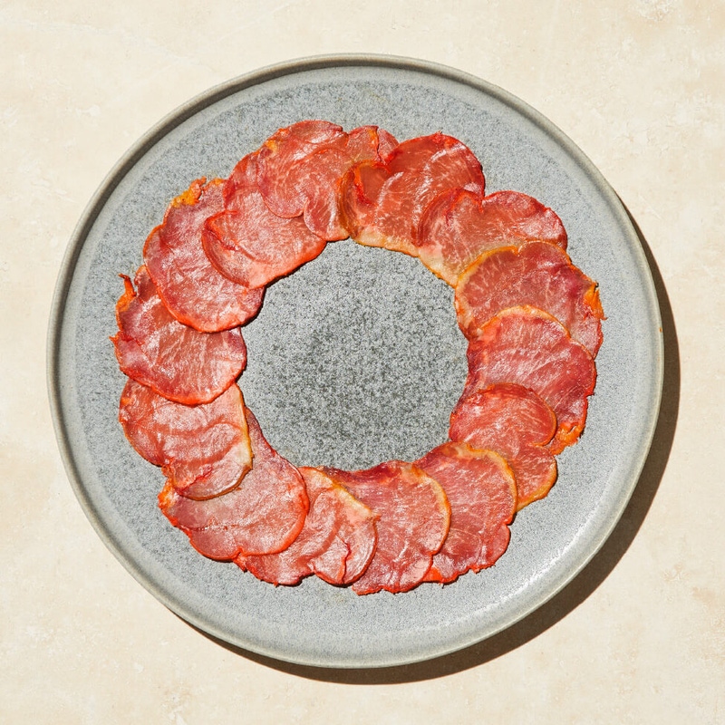 Lomo 50% Ibérico Grain Fed Pork Loin, 2oz Package