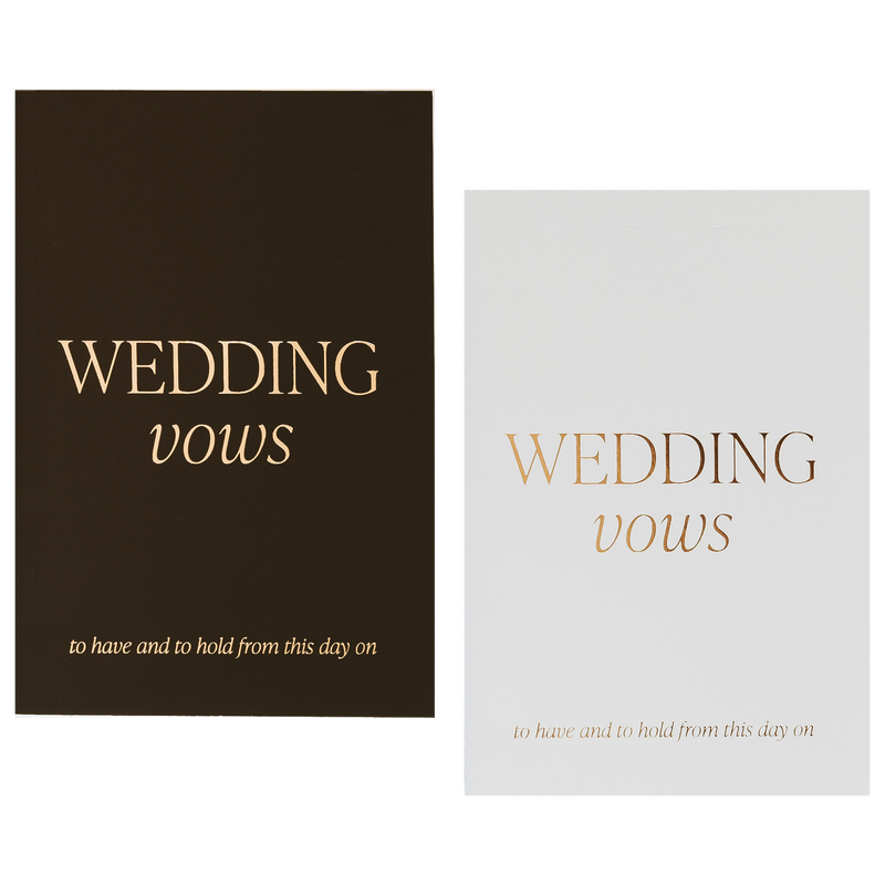 Wedding Vows Notebook Set