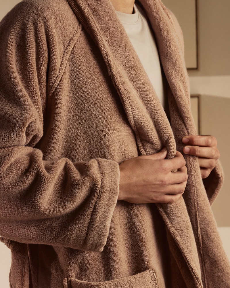 Classic Plush Robe, Adobe