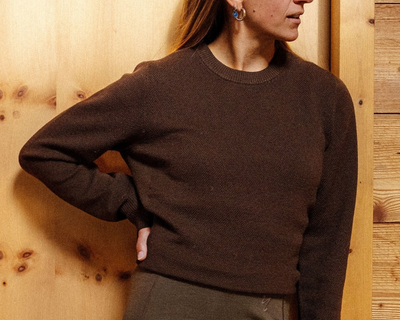 Women's 100% Merino Wool Knit Baselayer Top