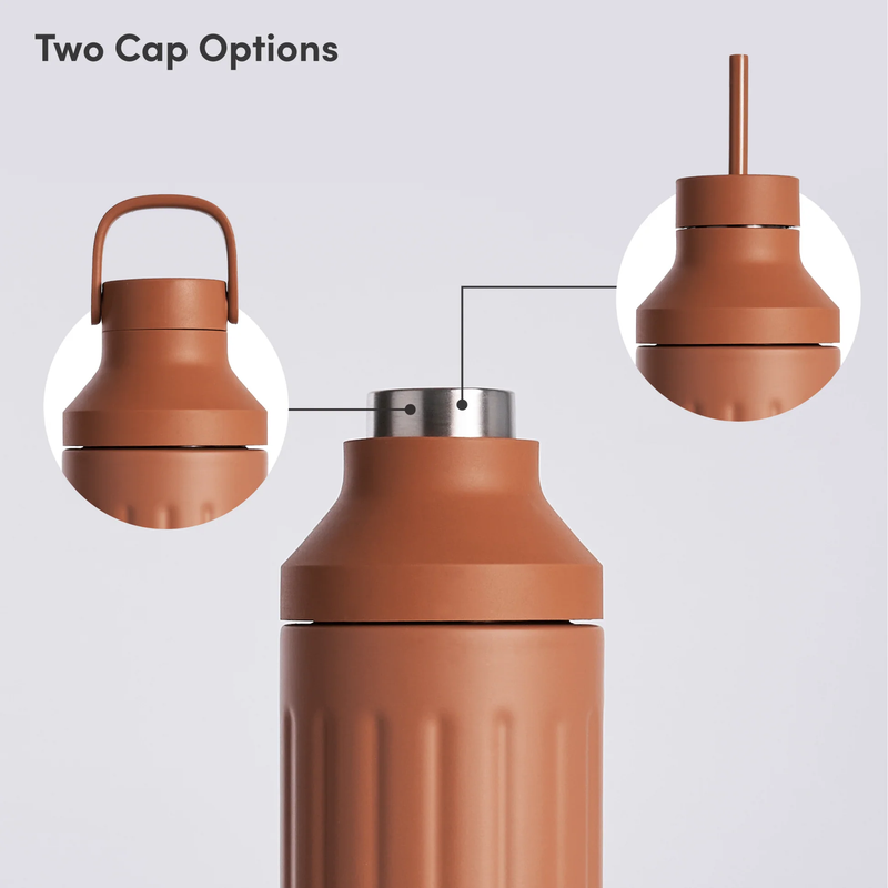 Beast Health™ Dual Cap Stainless Steel Hydration Bottle