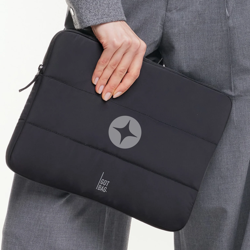 Branded Puffer Laptop Case
