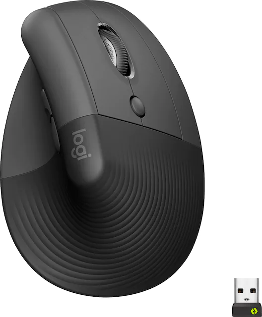 Logitech Lift Vertical Wireless Ergonomic Mouse