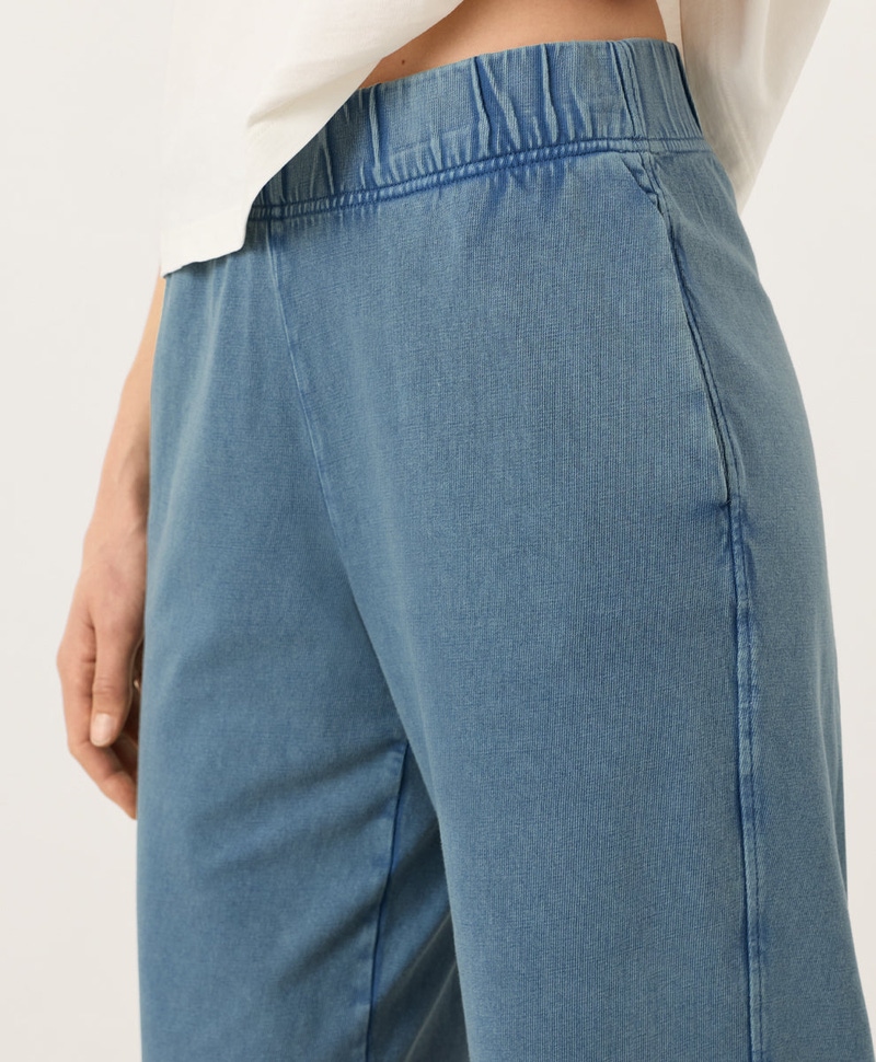 Women's Organic Weekends Relaxed Sweatpant, Washed Wedgewood Blue