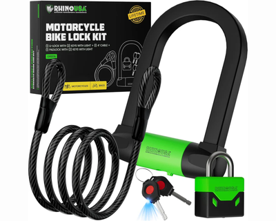 Heavy-Duty Bike Lock Set