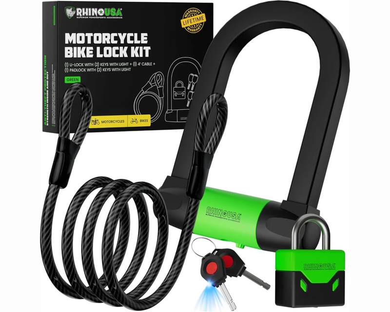 Heavy-Duty Bike Lock Set