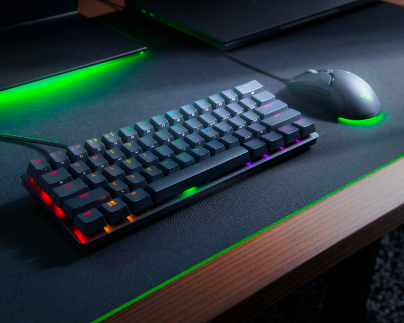 Huntsman Mini Wired Optical Clicky Switch Gaming Keyboard with Chroma RGB Backlighting