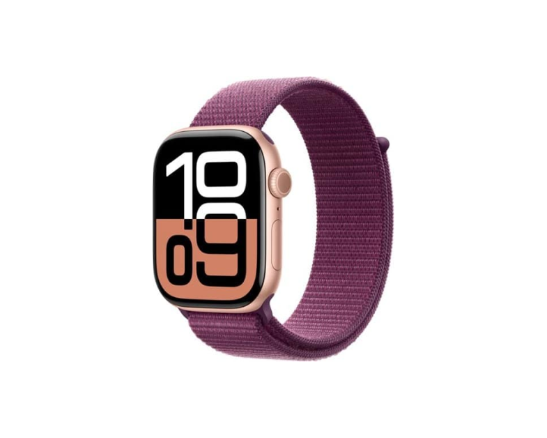 Apple Watch Series 10 with Sport Loop, 46mm | Rose Gold
