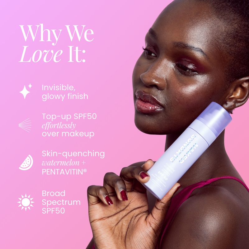 Hydrating Glow Mist Setting Spray SPF50 with Pentavitin