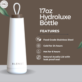 HydroLuxe Tumbler Water Bottle, 17oz