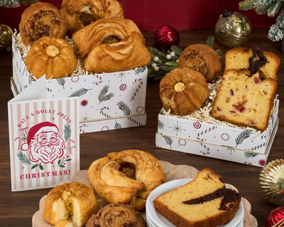 Christmas Breakfast Pastry Gift Tower