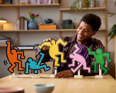 Lego Art: Keith Haring Dancing Figures