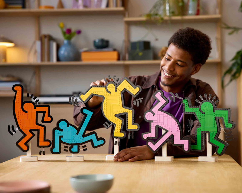Lego Art: Keith Haring Dancing Figures