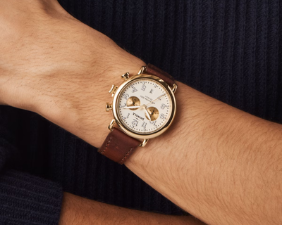 The Polished Gold Runwell Chrono