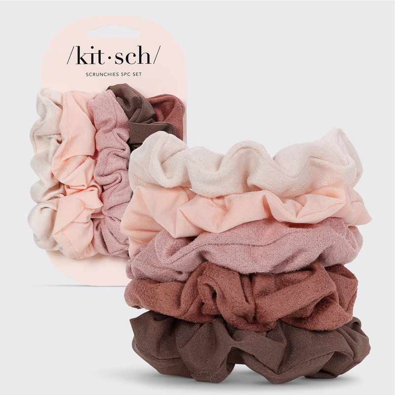 Satin Sleep Scrunchie 5 Piece Set