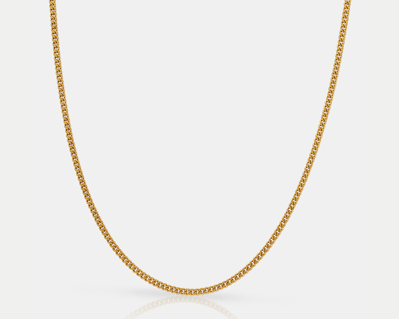 18K Gold Connel Chain 2mm