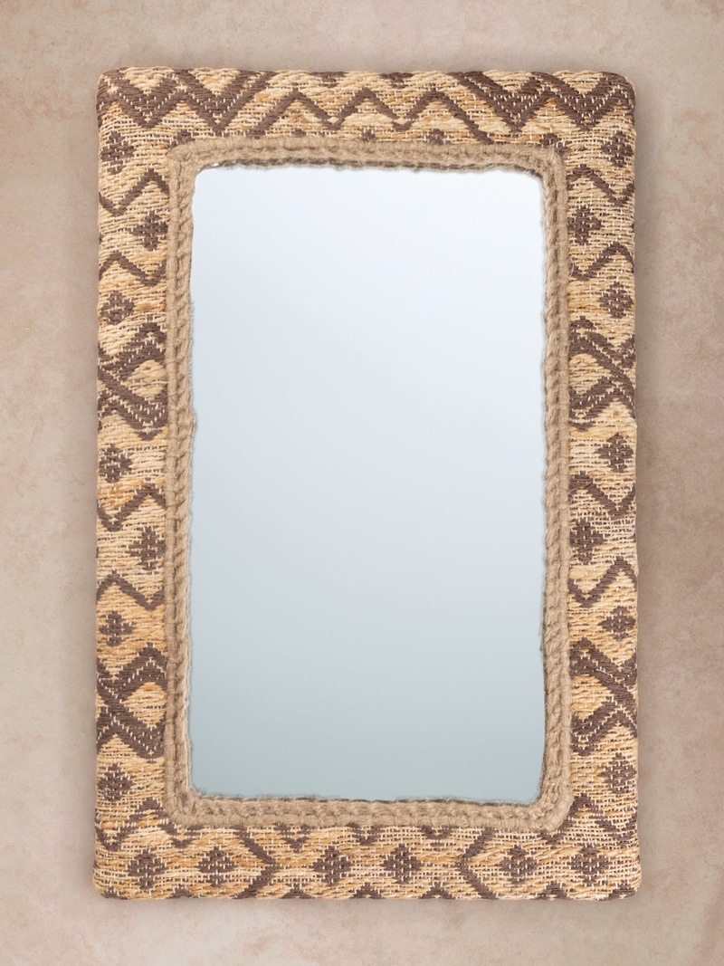 Zulian Woven Jute Mirror