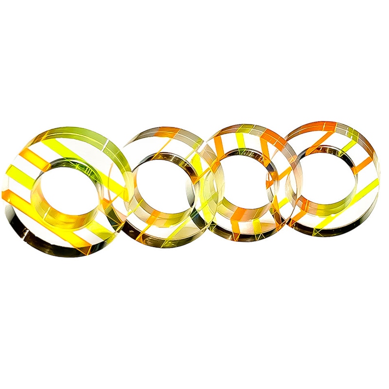 Colorful Napkin Rings, Set of 4