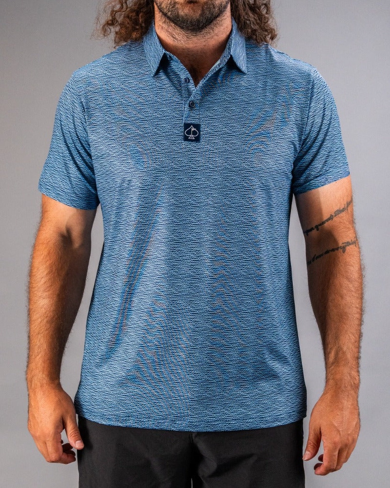 Squiggle Men's Performance Golf Polo