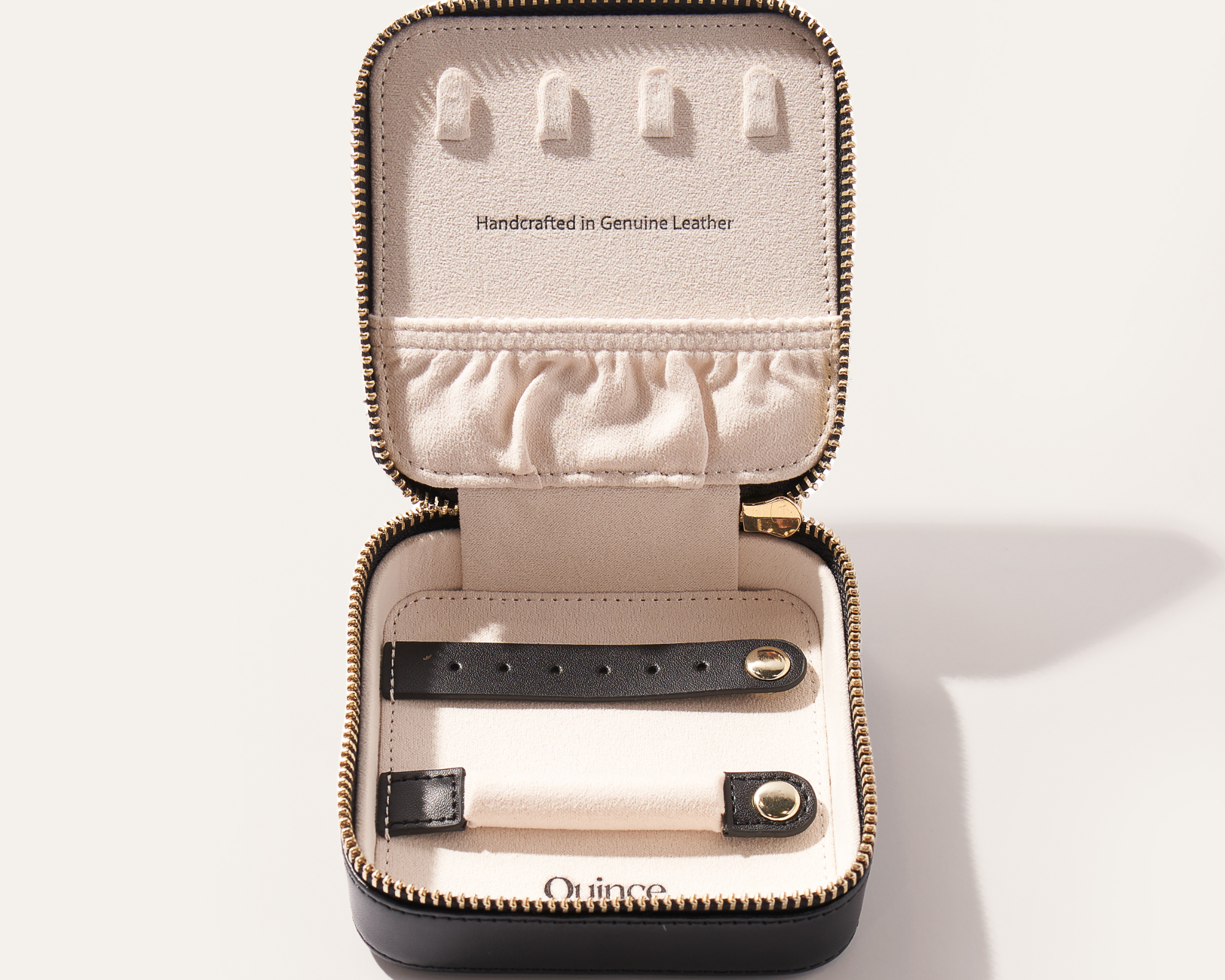 Leather Jewelry Travel Case - Thumbnail 2