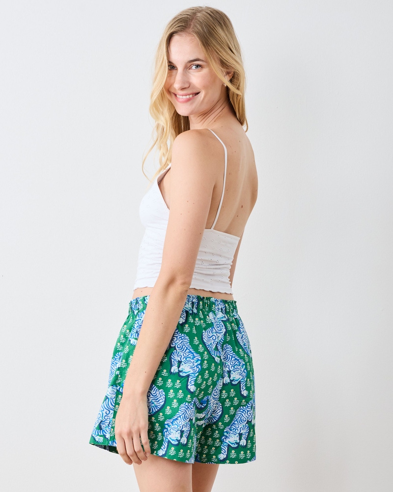 Boyfriend Boxer in Tiger, Jade