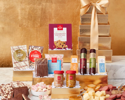 Solid Gold Gift Tower