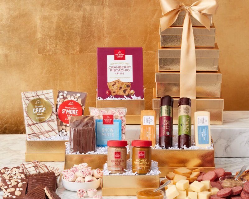 Solid Gold Gift Tower