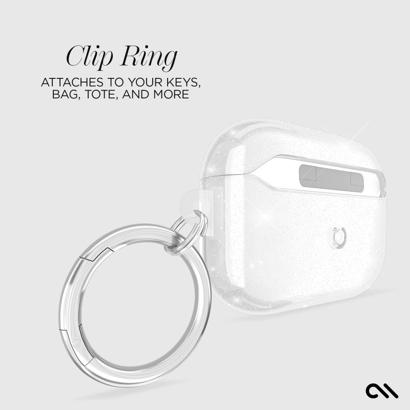 Sheer Twinkle Shimmer AirPods Pro 3 Case