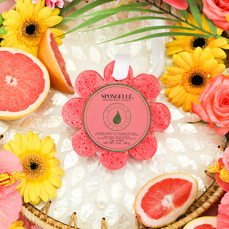 Wild Flower Body Wash Infused Sponge