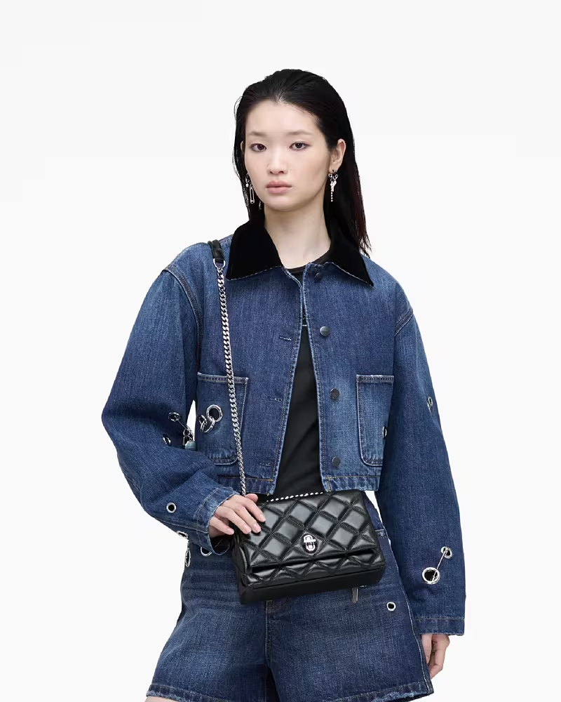 The Quilted Slim Dual Shoulder Bag