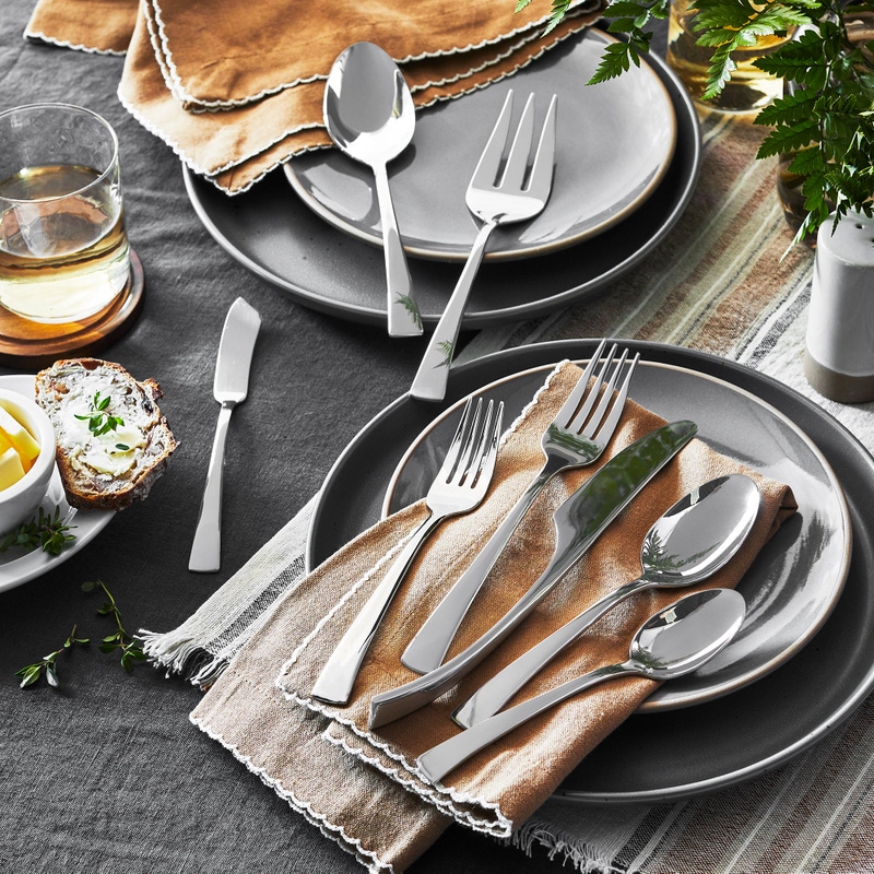 Bellasera 23-Piece Stainless Steel Flatware Set