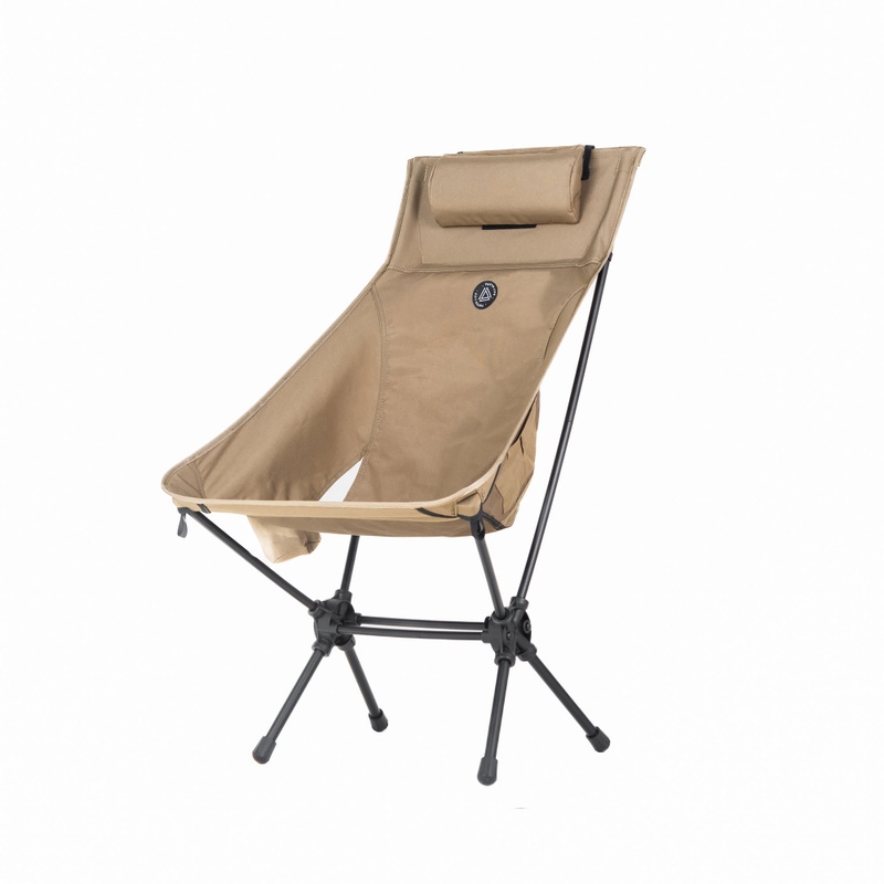 High Back Ultralight Folding Camping Chair with Storage Pouches