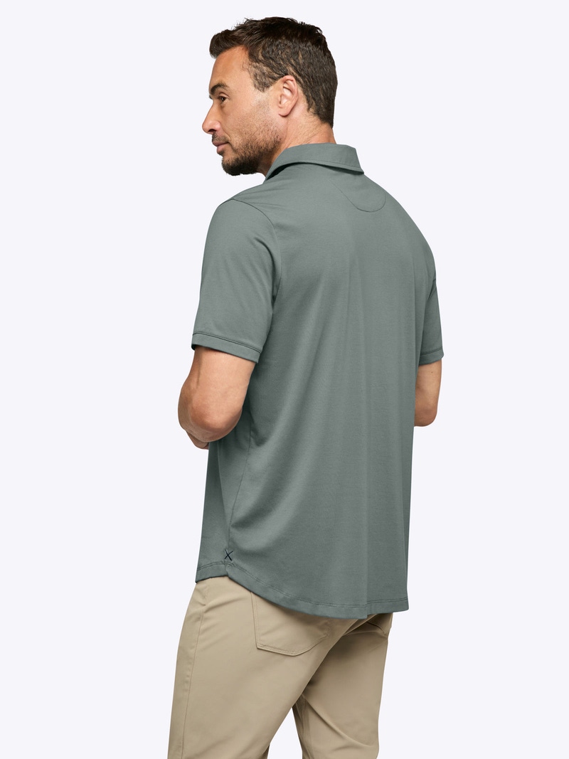 Men's AO Polo, Sage