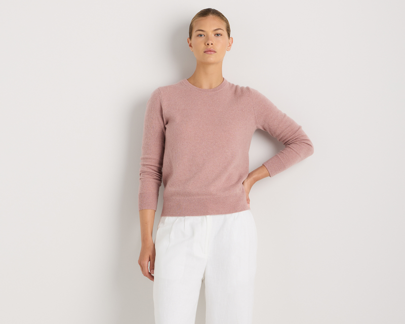 Mongolian Cashmere Crewneck Sweater