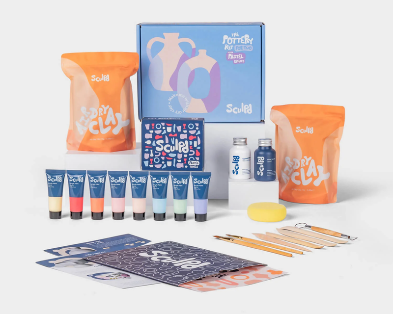 Sculpd Pottery Kit with Paint