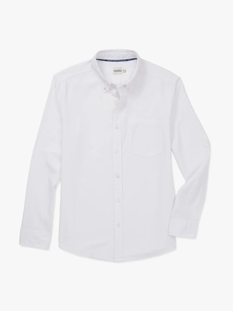 Salty Oxford Shirt, White