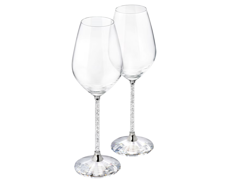 Crystalline Wine Glasses, Set of 2