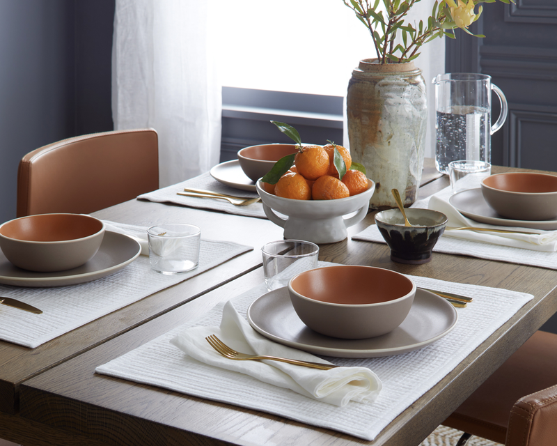 Organic Airy Gauze Placemats, Set of 4